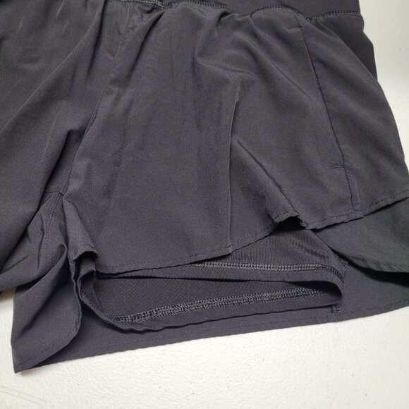 Avia Shorts Athletic Black Performance Luxury Womens Large Light Run Exercise - Picture 3 of 6